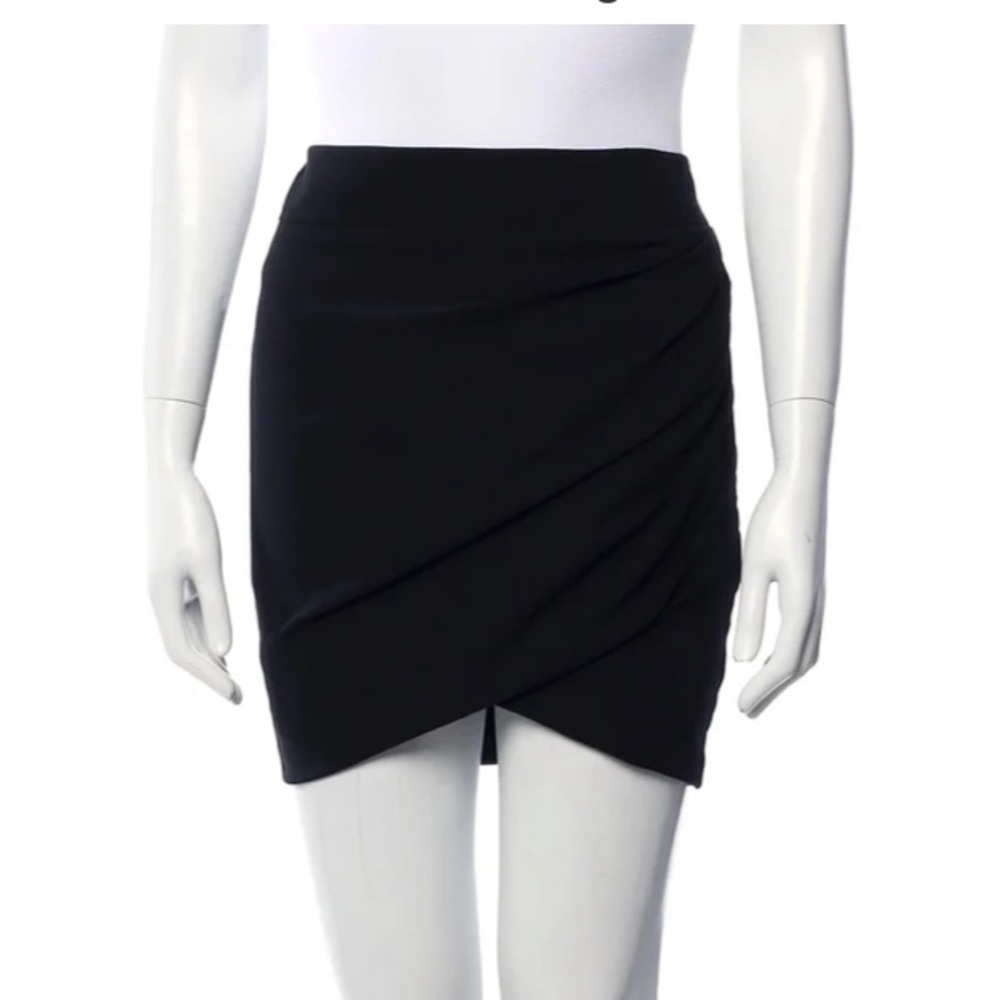 Helmut Lang Black Mini Skirt P